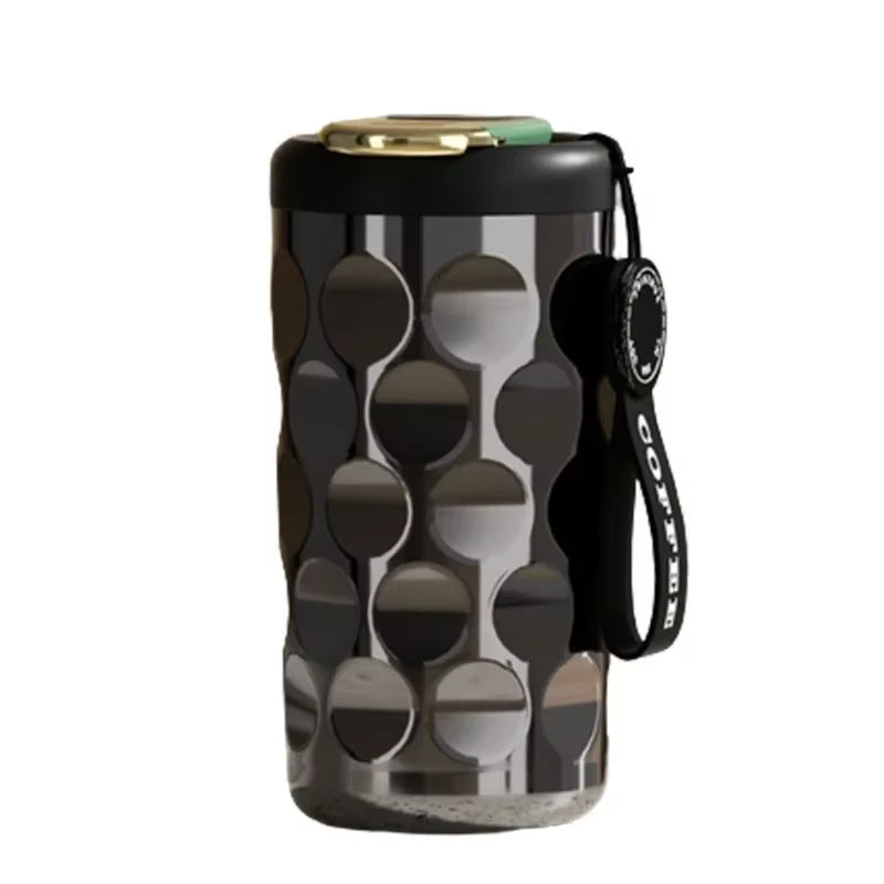 410ML Portable Vacuum Insulated Ceramic Thermos Cup Ceramic Inner Layer Coffee Mug Drinking Cups for Coffee Vacuum Thermals Mug