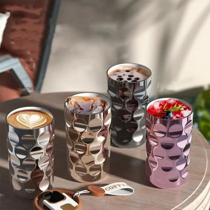 410ML Portable Vacuum Insulated Ceramic Thermos Cup Ceramic Inner Layer Coffee Mug Drinking Cups for Coffee Vacuum Thermals Mug